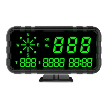 C3012 HUD Kilometre Kilometre Sayacı Pusula Head Up Display GPS dijital ekran Büyük Yazı Tipleri Tüm Arabalar İçin Evrensel