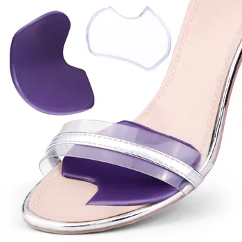 Silikon Jel Ön Ayak Pedleri Kadın Ayakkabı Ekler Kendinden yapışkanlı Tabanlık Sandalet Kaymaz Ped Ağrı kesici Ayak Bakımı Araçları