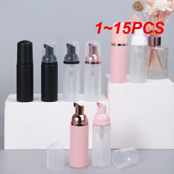 1~15 ADET 50ml Plastik Köpük pompa şişesi Doldurulabilir Boş Kozmetik Konteyner Temizleyici Sabun Şampuan Köpük Şişeleri Makyaj Seyahat