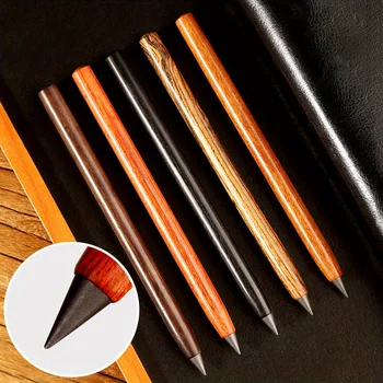 1 + 2 Adet / takım Ebedi Kalem katı ahşap Sevimli Kalemler Sanat Kroki Boyama Tasarım Araçları Okul Malzemeleri Okul Kırtasiye Hediyeler