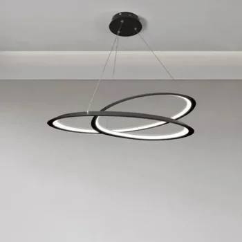Modern LED kolye ışık Chandelie oturma yemek odası yatak odası koridor ev dekorasyon asılı lamba aydınlatma armatürü parlaklık