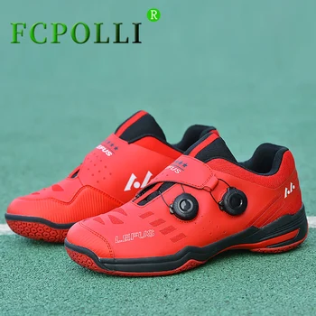 En Çok Satan Badminton Ayakkabı Çiftler Siyah Kırmızı Tenis Ayakkabıları Erkekler Hızlı Bağlama Badminton Eğitim Kadın Kapalı Mahkeme Ayakkabı