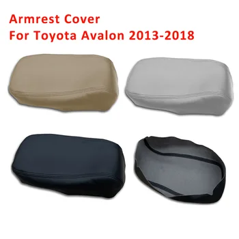 Deri Araba Kol Dayama Mat Kapak Merkezi Küpeşte Pad Koruma Yastık Sticker Toyota Avalon 2013 için 2014 2015 2016 2017 2018