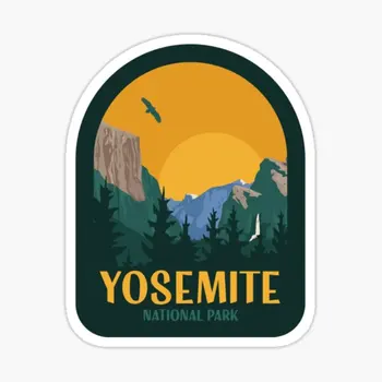 Yosemite Milli Parkı Vintage Yama 5 ADET Çıkartmalar Odası Anime Çıkartmalar Pencere Araba Dekor Oturma Odası Bagaj Çocuk Duvar