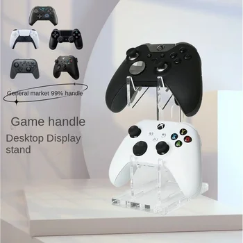 Akrilik çift katmanlı oyun denetleyicisi ekran standı PS4 PS5 xbox evrensel denetleyici tutucu ev dekor