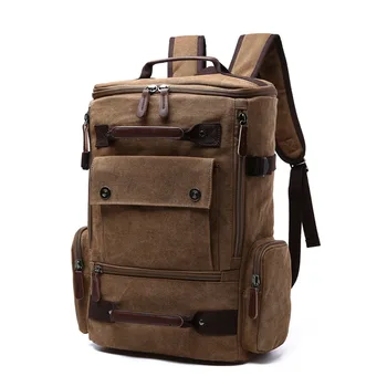 Erkekler Vintage keten sırt çantası Büyük Kapasiteli okul çantası Seyahat Çantaları Sırt Çantası Laptop sırt çantası Sırt Çantası Loungefly