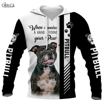 CLOOCL Yeni Popüler Stafford Bull Terrier 3D Baskı Erkek Kadın Hoodie Tişörtü Harajuku Moda Rahat Üstleri Damla Nakliye