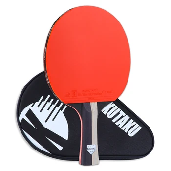 1 adet Masa Tenisi raketi Çanta İle masa tenisi raketi Yüksek Sıçrama Raketi Çift Taraflı Ters Kauçuk Ping Pong Raketi