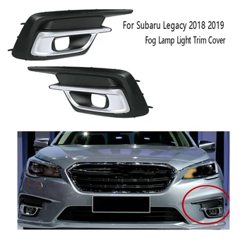 Araba Ön Tampon Sis lamba ışığı ayar kapağı Çerçeve Kapak Çerçeve Hood Cap Subaru Legacy 2018 İçin 2019