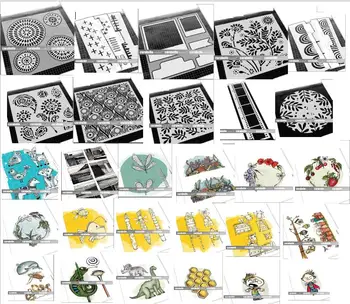 2023 Yeni Karikatür Şeffaf Şeffaf Silikon Damga Mühür DIY Scrapbooking fotoğraf Albümü Dekoratif Açık Damga W1560
