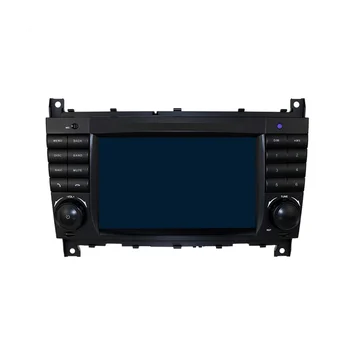 Araba Android 10 Dört Çekirdekli araba medya oynatıcısı Radyo GPS WİFİ Bluetooth direksiyon Kontrolü Benz için W203 2004-2007