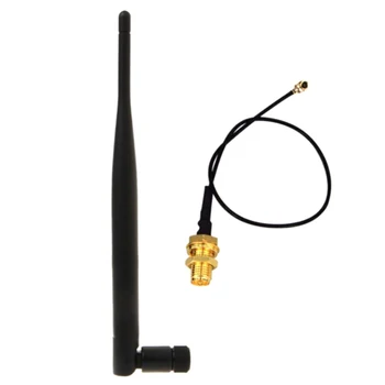 WiFi Anten 5dbi 21cm U. FL/IPEX RP SMA Pigtail Kablo 2.4 GHz Omni Anten Güçlendirici AP WLAN Yönlendirici Modem USB Adaptörü Genişletici