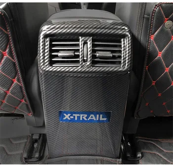 Nissan X-Trail XTrail için T32 Rogue 2017 2018 2019 Arka Koltuk Klima Çıkış Vent Kapak Trim Araba Styling Aksesuarları