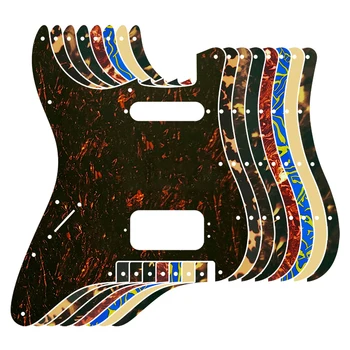 Feıman Özel Gitar Pickguard - ABD 11 Vida Delikleri Strat Floyd Rose Tremolo Köprü Deluxe Humbucker HS Hiçbir Kontrol Düğmesi