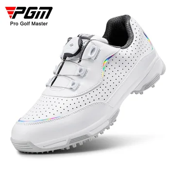 PGM Kadın golf ayakkabıları patent kaymaz kadın Hafif Yumuşak Nefes Sneakers Bayanlar Topuzu Kayış spor ayakkabı XZ243