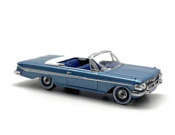 1/87 HO Ölçekli Alaşım Araba Modeli 1961 Impala Araba Modeli Tren Sahne Minyatür Koleksiyon Kum Masa Manzara