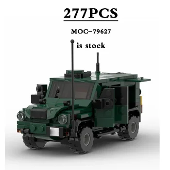 MOC-79627 LMV 4x4 Taktik Araç Askeri Araba Kamyon oyuncak yapı Taşı Modeli 277 ADET Kamyon Modeli doğum günü hediyesi noel hediyesi