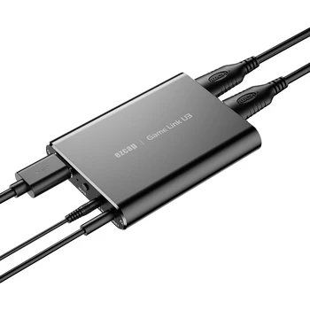 Ezcap371 U3 4K 60hz Döngü UVC USB3.0 HDMI Video Yakalama Kartı YUY2 1080p 60fps Kayıt Canlı Akış için PS4 PS5 Oyun Kamera PC