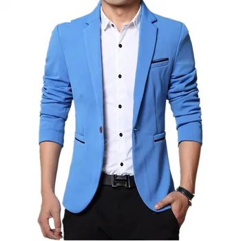 2023 yüksek kaliteli Erkek Takım Elbise Tek Düğme Eğlence Blazers Ceket Erkekler erkek Kore Moda Slim Fit Casual Blazer takım elbise