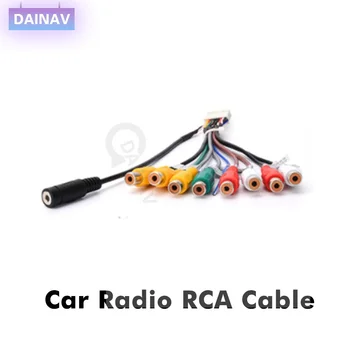 Araba Radyo Stereo RCA Çıkış Kablosu Aux-in Adaptör Kablosu Araba hattı çıkış adaptörü