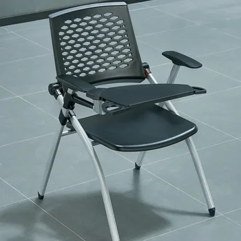 Masa ile katlanır sandalye, plastik ofis plastik, tekerlekli dört tekerlekli konferans