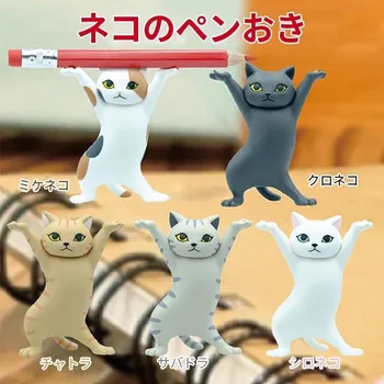 Sevimli Kedi kalemlik Oyuncak Tutun Her Şey Kedi Kulaklık Braketi Ev Dekorasyon Büyüleyici Dans Kedi Kalem Standı Ev Dekor